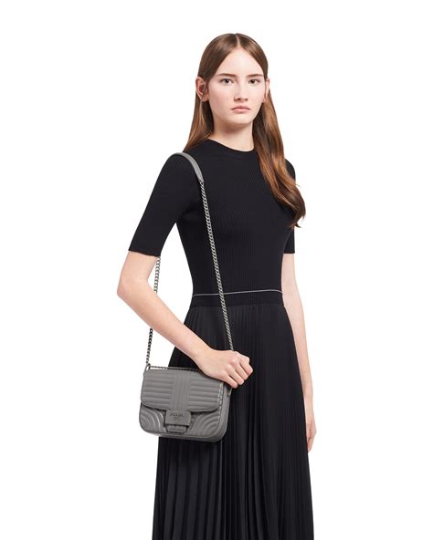 prada diagramme large leather shoulder bag|Prada diagramme shoulder bag review.